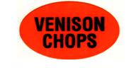 Orange Venison Chops Label